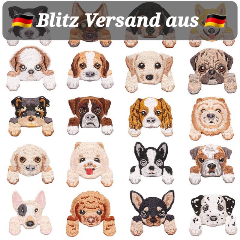 Flicken Zum Aufbügeln Bügelflicken Aufbügler Kind Hund Patches Stoff Aufbügelflicken von km2019