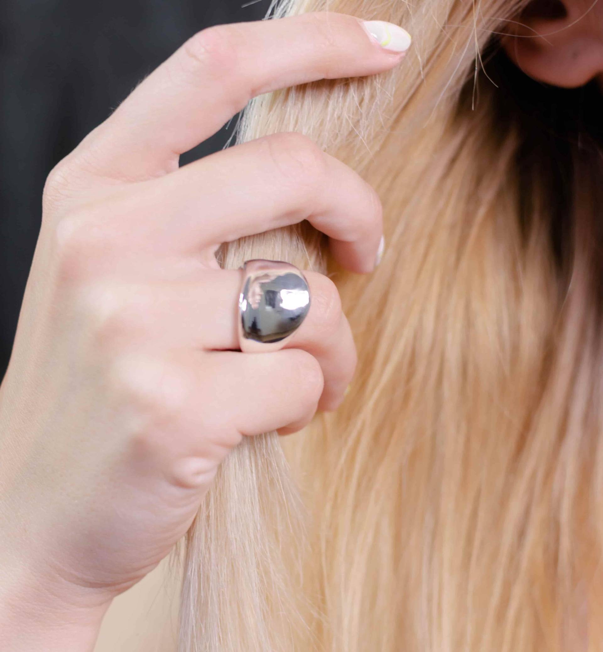 Glamour Grobstrick Ring | Dicker Silber "Glamour Silberring "Glamour" Glamour Grobstrick Ring | Dicker Silber "Glamour Silberring "Glamour" von kmhandmadejewels