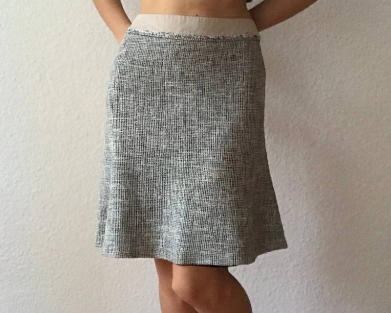 Vintage Max Mara Tweed Mini Rock Y2K 2000Er Klassiker von knightvntg