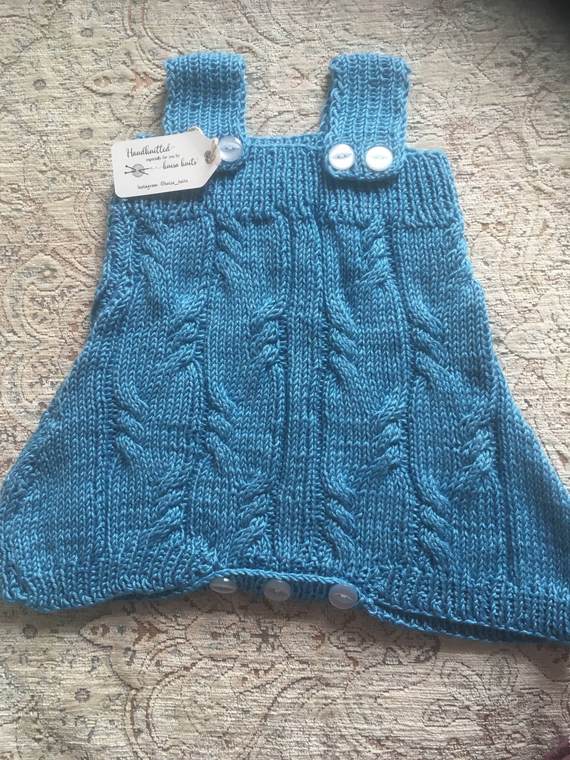 Handgestrickter Baby Boy Romper Handgestrickter Baby Boy Romper von knisaknits