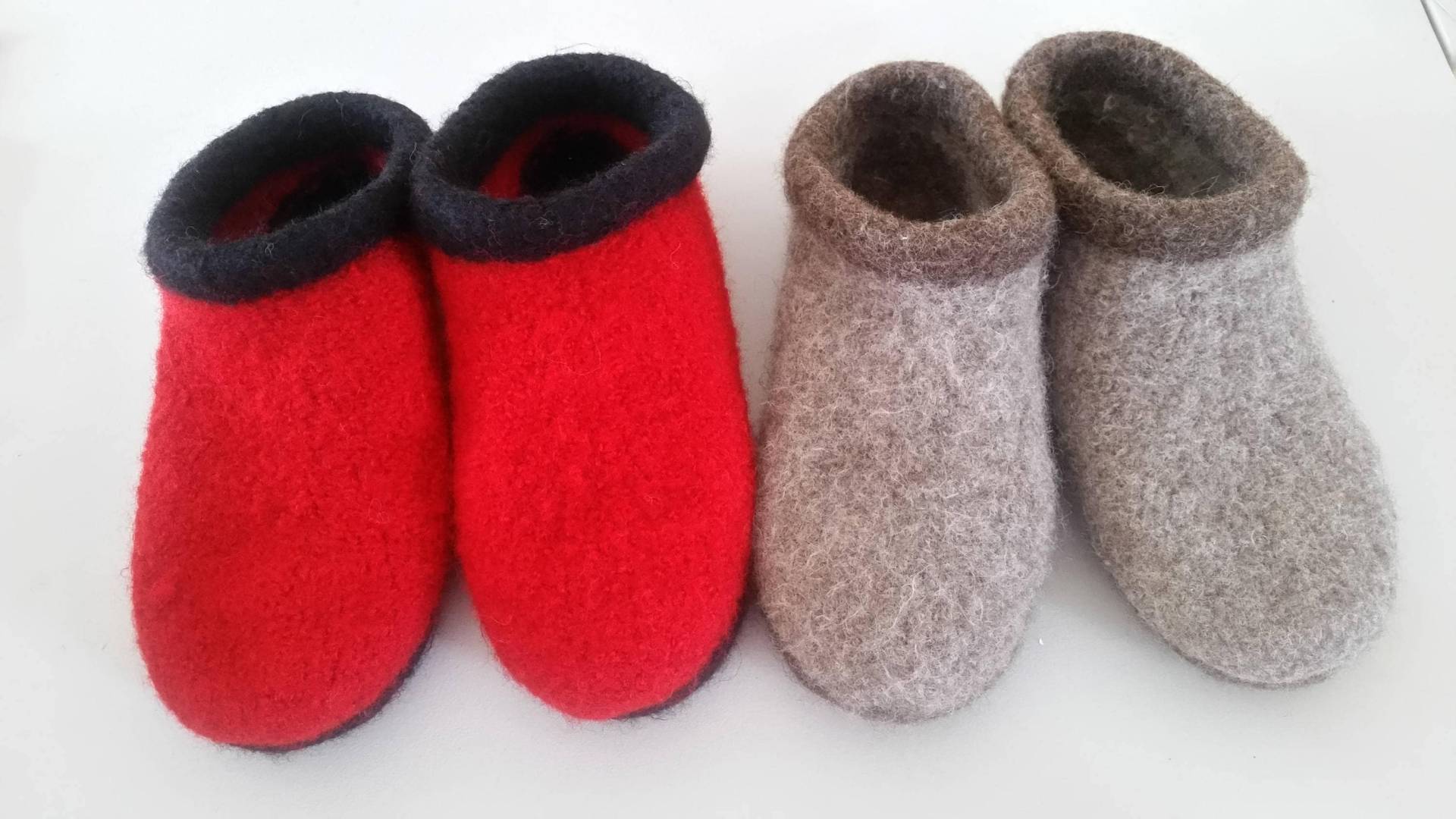 Wolle Gefilzte Hausschuhe Wolle Gefilzte Hausschuhe von knitterdebra