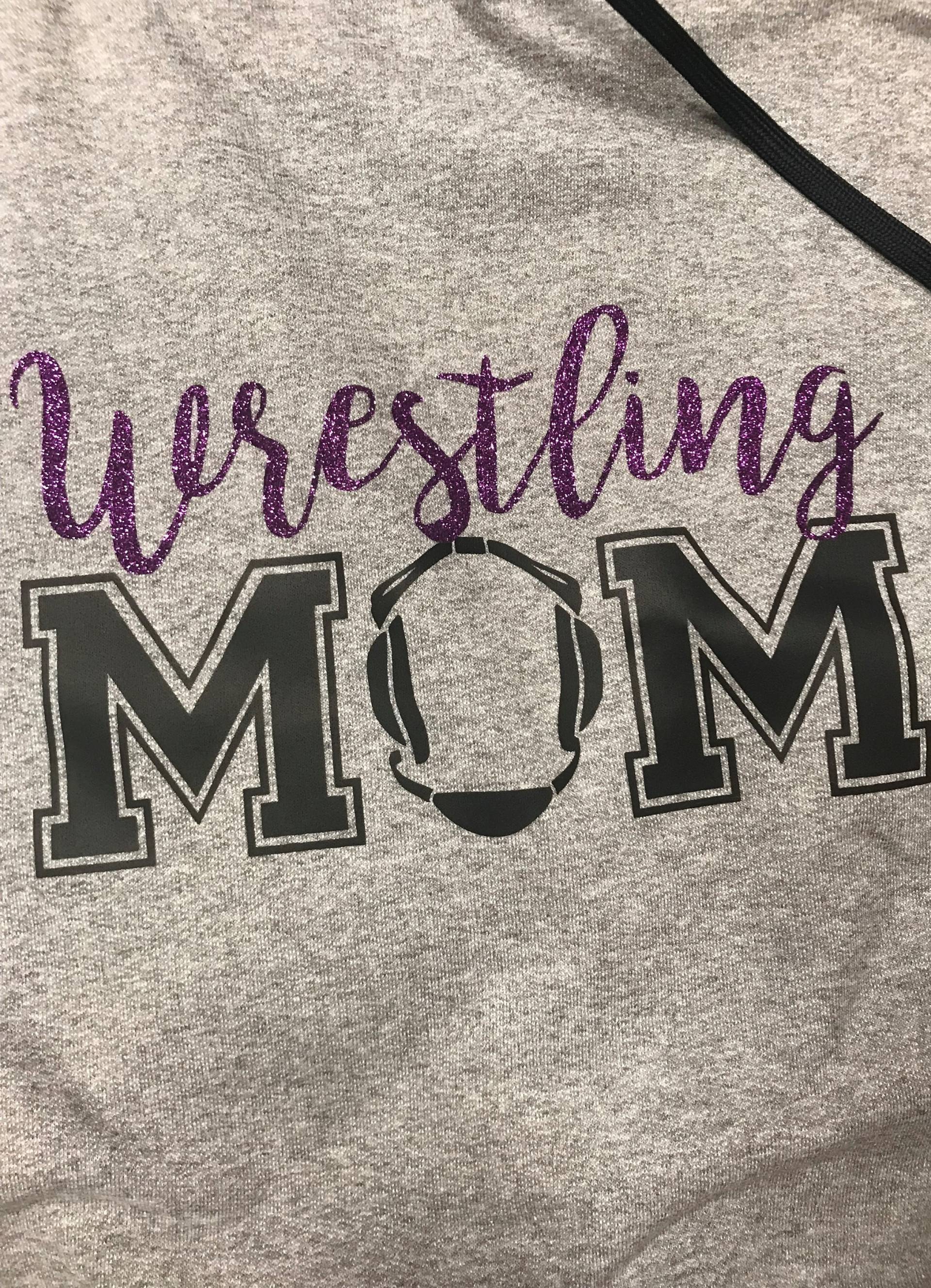 Wrestling Mom Hoodie Wrestling Mom Hoodie von knockonwoodSD