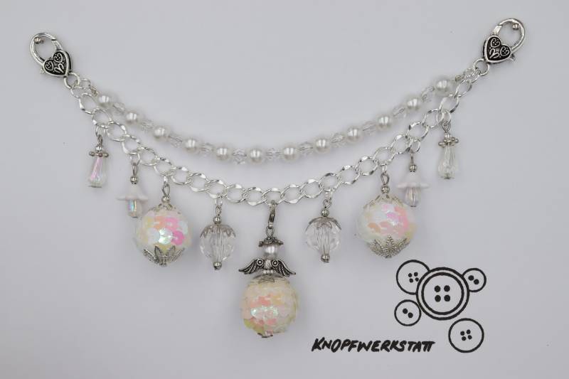 Charivari, Mit Verschiedenen Charm Anhängern, Dirndlschmuck, Miederschmuck, Dirndl, Tracht, Oktoberfest, Bayern, Engel, Frauen Charivari Charivari, Mit Verschiedenen Charm Anhängern, Dirndlschmuck, Miederschmuck, Dirndl, Tracht, Oktoberfest, Bayern, Engel, Frauen Charivari von knopfwerkstatt