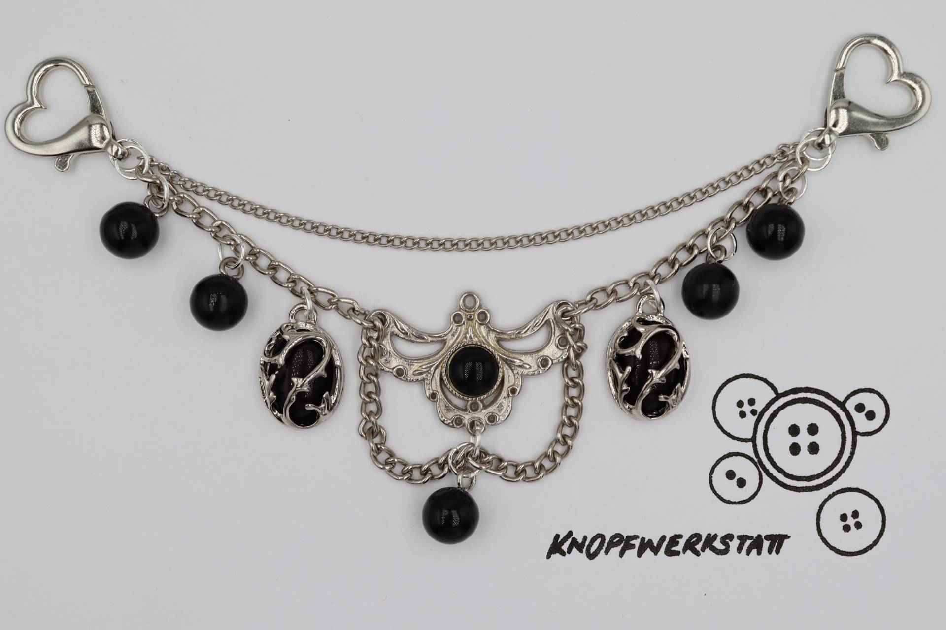 Charivari, Mit Verschiedenen Charm Anhängern, Dirndlschmuck, Miederschmuck, Dirndl, Tracht, Oktoberfest, Bayern, Frauen Charivari von knopfwerkstatt