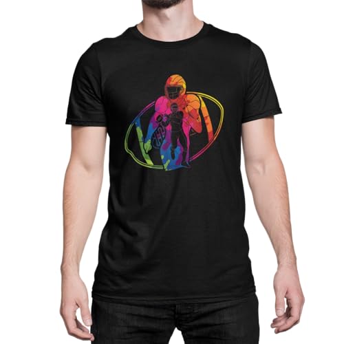 Modernes Herren Tshirt American Football Sport Ball Geschenk Design Männer T-Shirts Outfit sportliches Kurzarm Shirt Clothes Größen XS-5XL von knut Fashion & Streetwear
