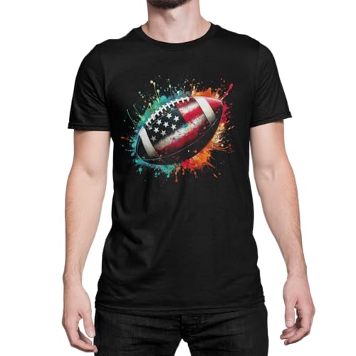 Modernes Herren Tshirt American Football Sport Ball Geschenk Design Männer T-Shirts Outfit sportliches Kurzarm Shirt Clothes Größen XS-5XL Modernes Herren Tshirt American Football Sport Ball Geschenk Design Männer T-Shirts Outfit sportliches Kurzarm Shirt Clothes Größen XS-5XL von knut Fashion & Streetwear