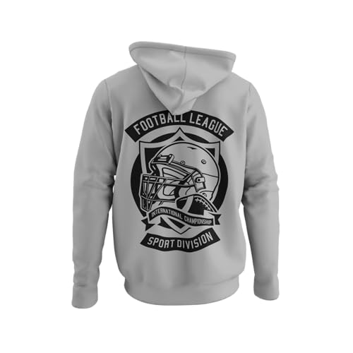 knut Fashion & Streetwear Kapuzenpullover Herren American Football League Sportdivision Design Männer Hoodie mit Kapuze Outfit Pullover Clothes Größen XS-5XL von knut Fashion & Streetwear