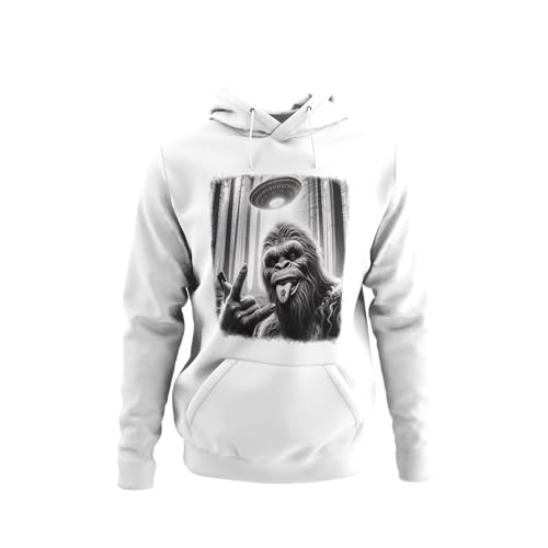 knut Fashion & Streetwear Kapuzensweater Herren Alien Bigfoot Männer Hoodie mit Kapuze Outfit Hang Loose Pullover Clothes Größen XS-5XL knut Fashion & Streetwear Kapuzensweater Herren Alien Bigfoot Männer Hoodie mit Kapuze Outfit Hang Loose Pullover Clothes Größen XS-5XL von knut Fashion & Streetwear