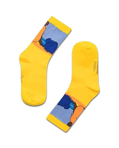 koaa Sendung mit der Maus – Die Maus Sunset – Easy Socks Socken Unisex Kinder und Erwachsene gelb (as3, numeric, numeric_23, numeric_28, regular) von koaa