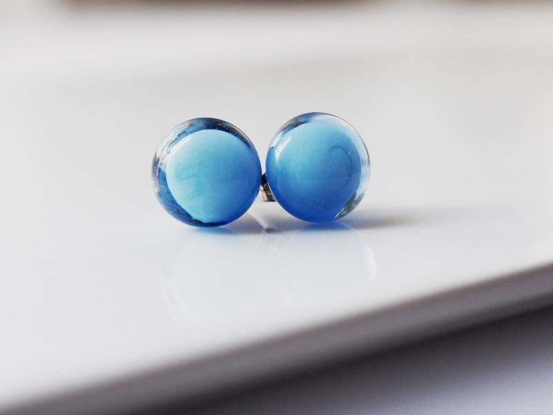 Murano Ohrringe Blau Hellblau 925Er Silber Mit Handgefertigten Glasperlen Aus Muranoglas Glasperlenohrringe Murano Ohrringe Blau Hellblau 925Er Silber Mit Handgefertigten Glasperlen Aus Muranoglas Glasperlenohrringe von koenigsblau