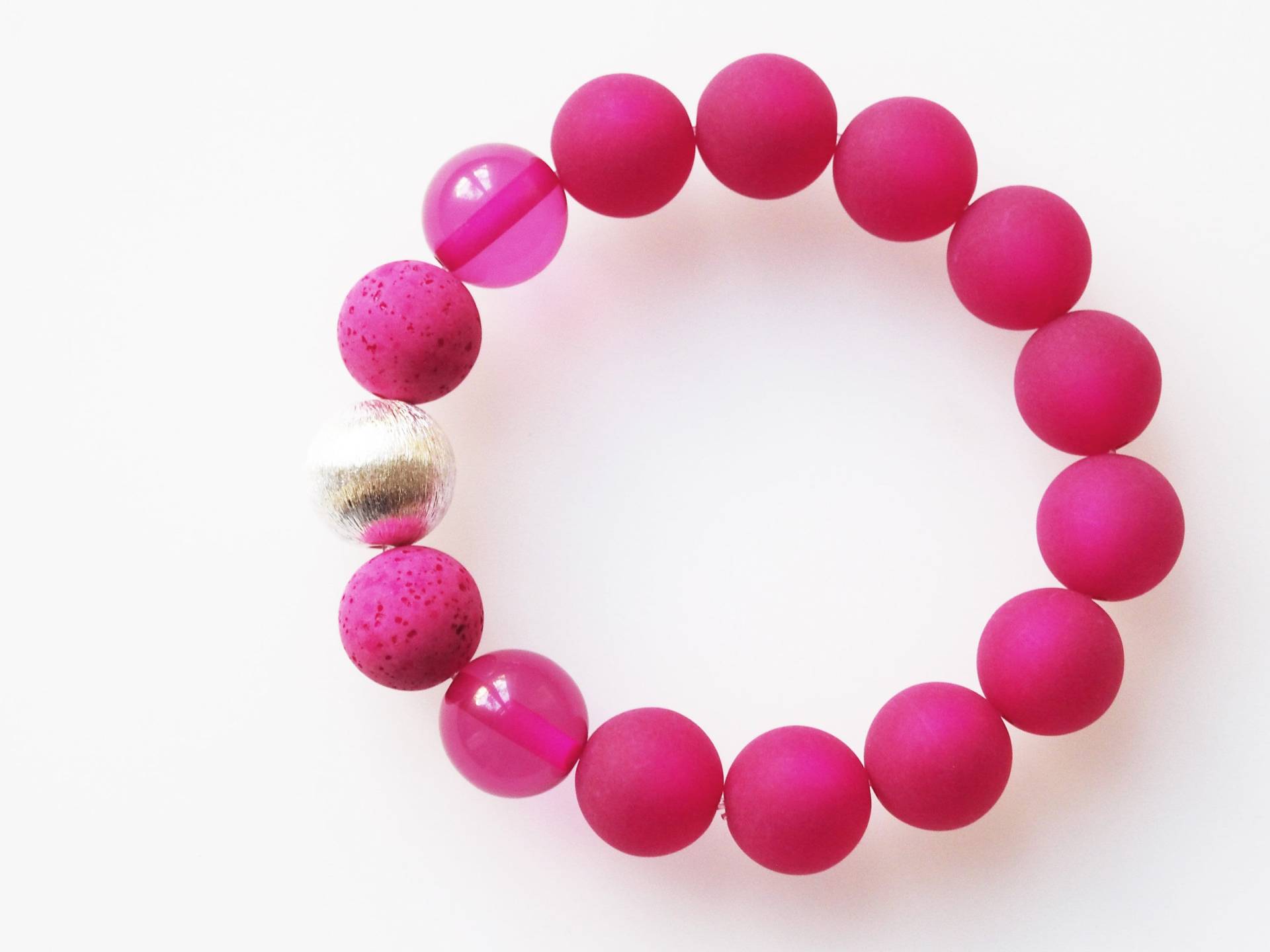 Polarisarmband Pink Silber Armband Flexibel Mit Großen Polarisperlen Handmade Trendfarbe Polarisarmband Pink Silber Armband Flexibel Mit Großen Polarisperlen Handmade Trendfarbe von koenigsblau