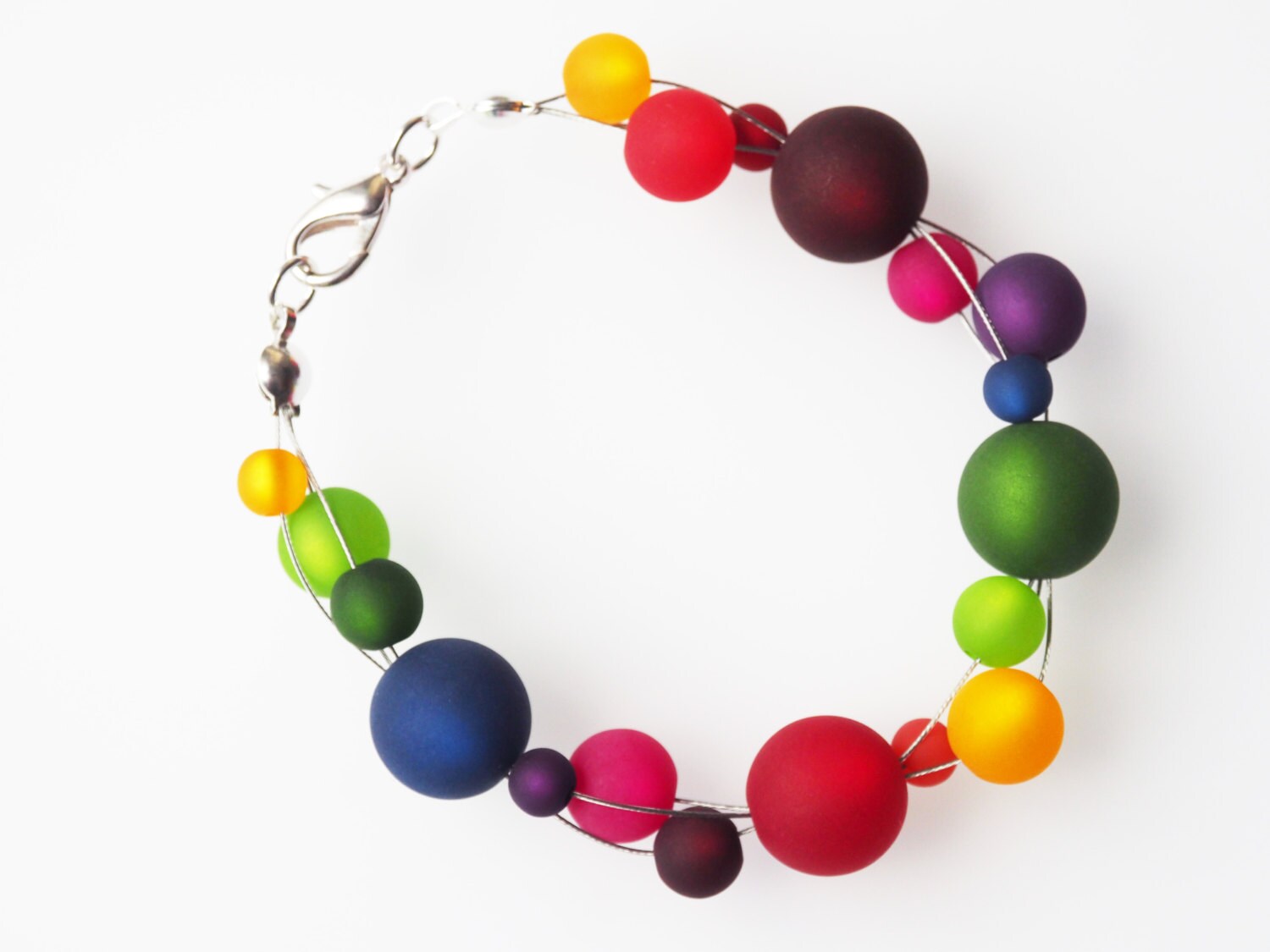Polarisarmband Regenbogen Armband Bunt Polaris Polarisschmuck Regenbogenarmband Rainbow Bracelet Colorful Handmade Polarisarmband Regenbogen Armband Bunt Polaris Polarisschmuck Regenbogenarmband Rainbow Bracelet Colorful Handmade von koenigsblau