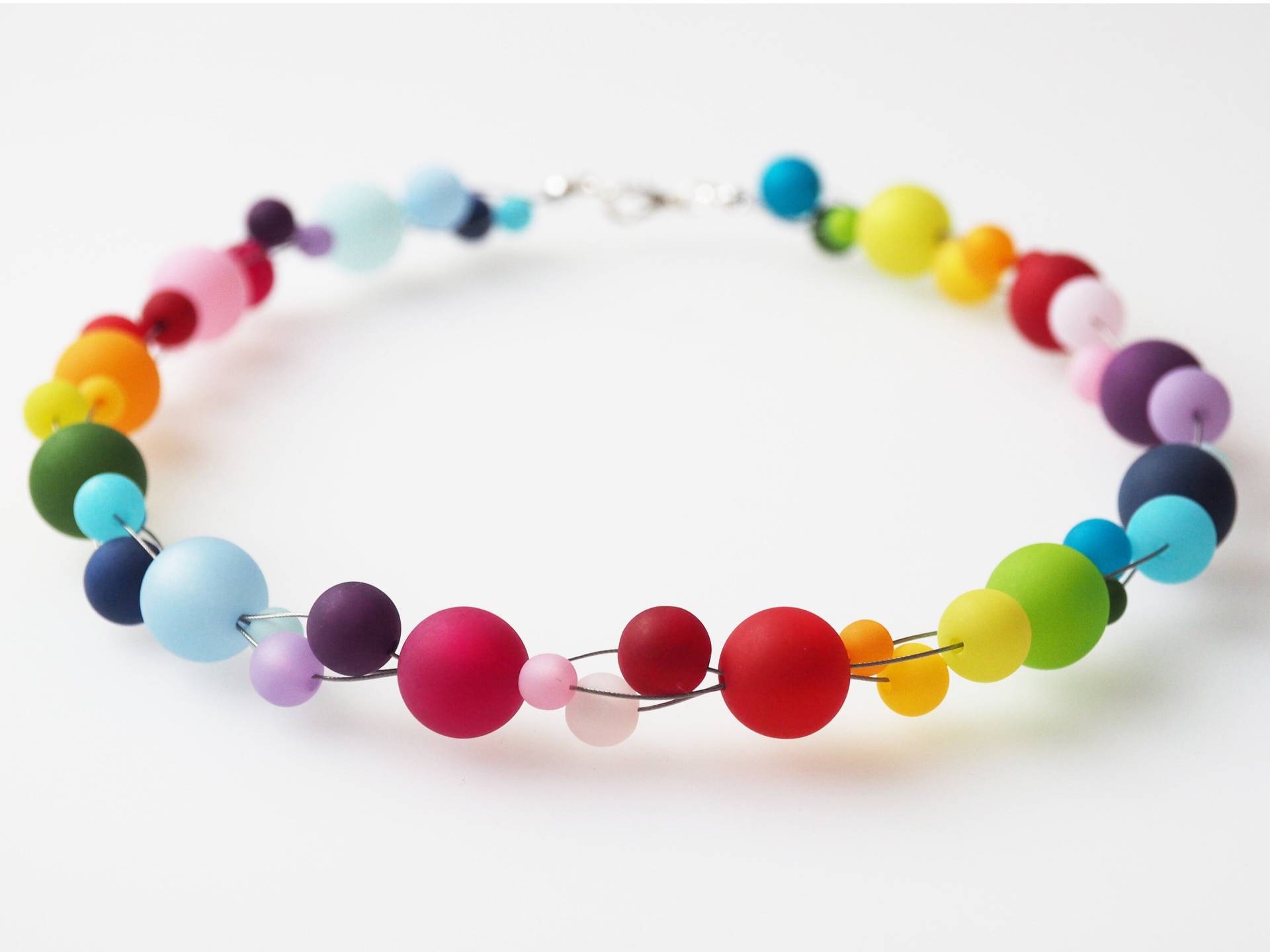 Polariskette Regenbogen Kette Bunt Farbenfrohe Polarisperlenkette Halskette Mit Polarisperlen Handmade Polariskette Regenbogen Kette Bunt Farbenfrohe Polarisperlenkette Halskette Mit Polarisperlen Handmade von koenigsblau