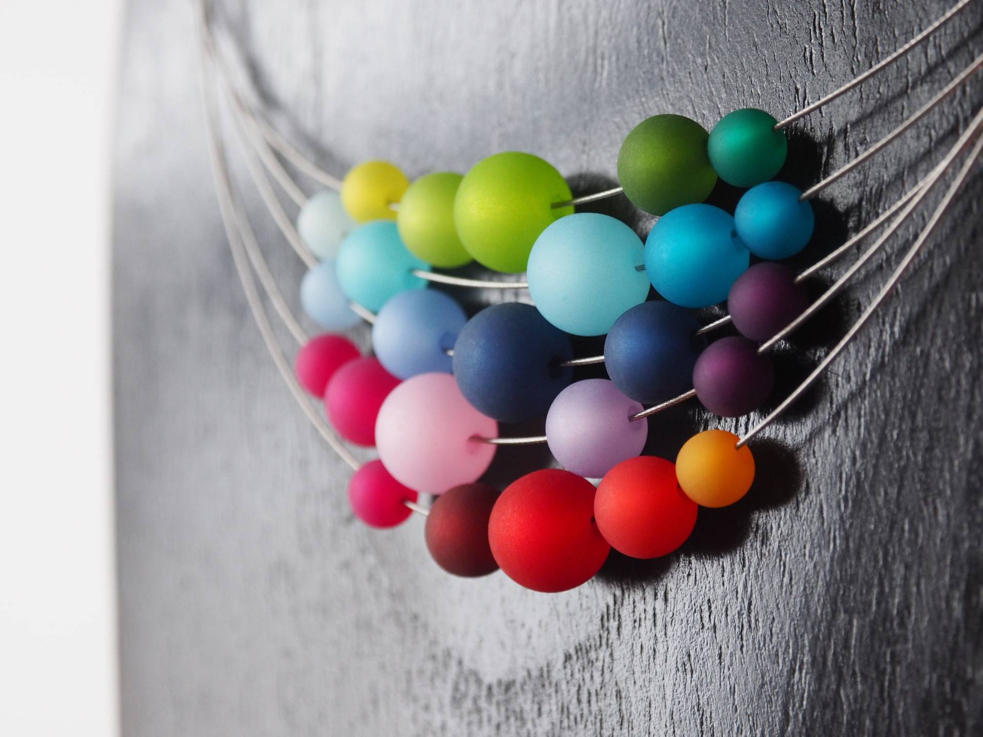 Polariskette Regenbogen Kette Polarisschmuck Handmade Halskette Polaris-Kette Perlenkette Polariskette Regenbogen Kette Polarisschmuck Handmade Halskette Polaris-Kette Perlenkette von koenigsblau