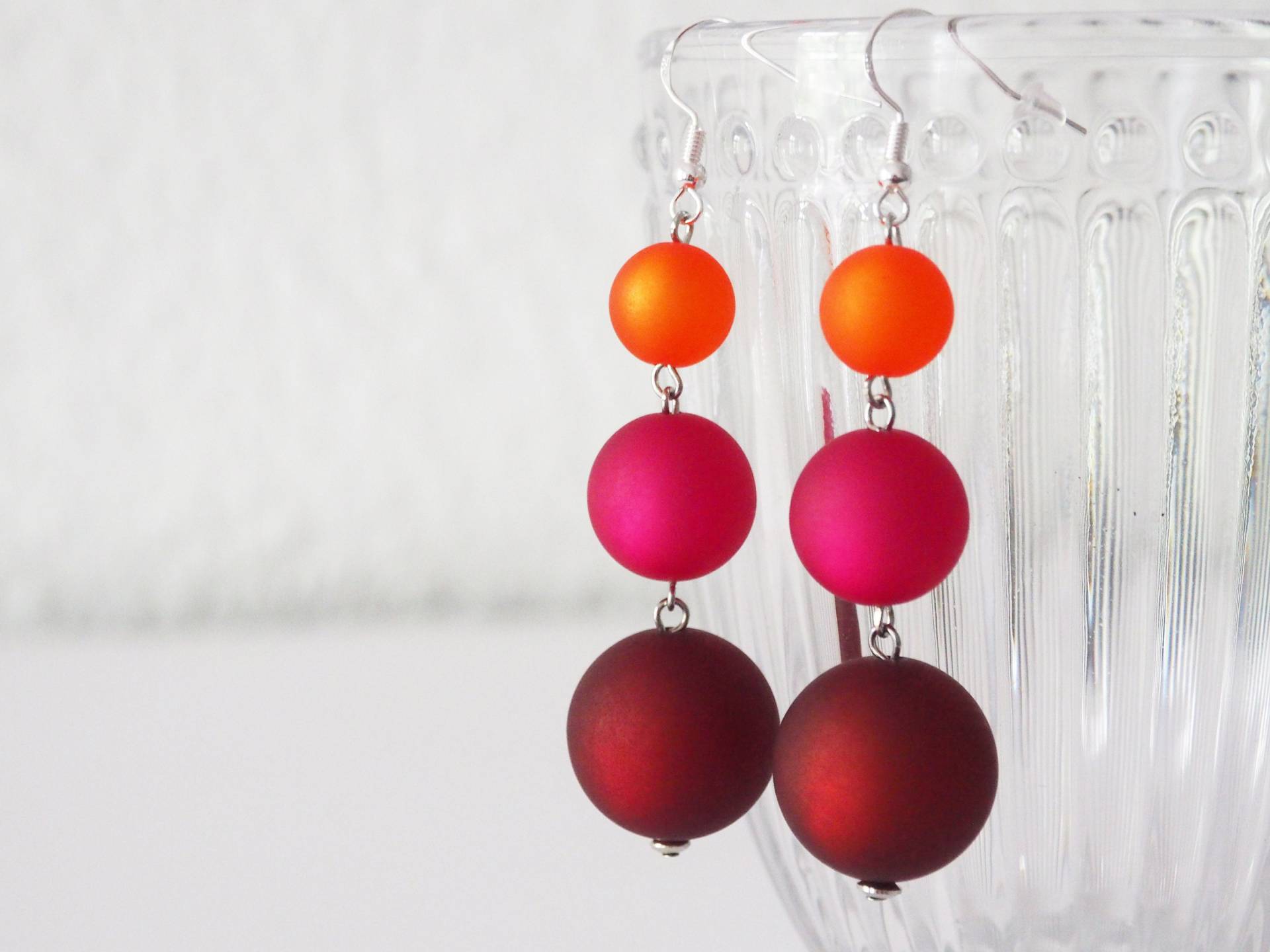 Polarisohrringe Pink Orange Beere Ohrringe Statementohrringe Perlenohrringe Color Block Polaris 925Er Silber Polaris-Ohrringe Plus Size Polarisohrringe Pink Orange Beere Ohrringe Statementohrringe Perlenohrringe Color Block Polaris 925Er Silber Polaris-Ohrringe Plus Size von koenigsblau
