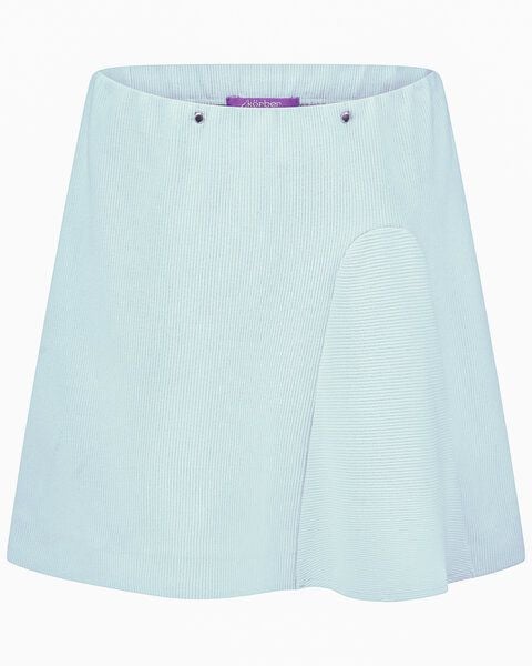 körber mode Bio Minirock lichtblau pastellfarben Gummibund von körber mode