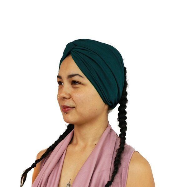 körber mode breites Haarband Twist gerafftes Stirnband Frühjahr Sommer elastischer Jersey von körber mode