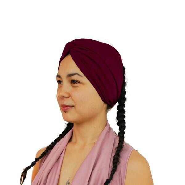 körber mode breites Haarband Twist gerafftes Stirnband Frühjahr Sommer elastischer Jersey von körber mode