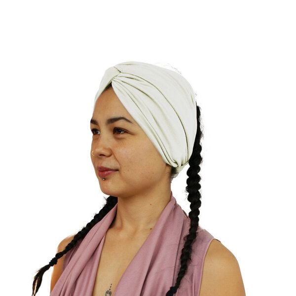 körber mode breites Haarband Twist gerafftes Stirnband Frühjahr Sommer elastischer Jersey von körber mode