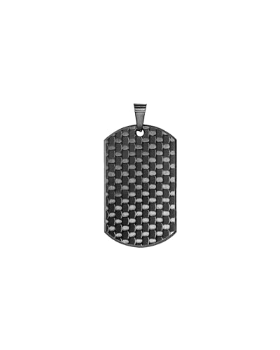 kohlenstoff 12 Carbon Anhänger Dogtag mit Muster für Ketten Damen und Herren Geburtstag Jahrestag Weihnachten Schmuck von kohlenstoff 12