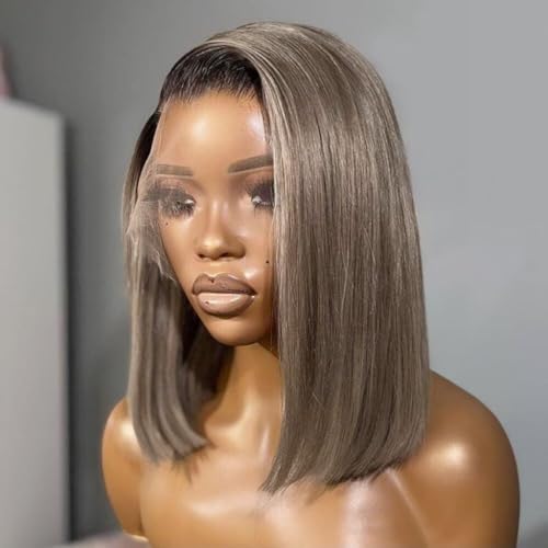 koinu Bob-Perücke, blond, Aschblond, 180 Dichte, 13 x 4 Hd Lace Frontperücken, Bob Echthaar-Perücken für schwarze Frauen, gerade Bob-Perücke, Aschblond, Ombré C koinu Bob-Perücke, blond, Aschblond, 180 Dichte, 13 x 4 Hd Lace Frontperücken, Bob Echthaar-Perücken für schwarze Frauen, gerade Bob-Perücke, Aschblond, Ombré C von koinu