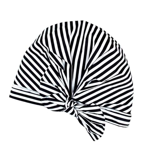 kokdid Duschhaube, Nylon-Haarschutz beim Duschen, wasserdicht, buntes Muster für langes, kurzes, lockiges Haar von kokdid