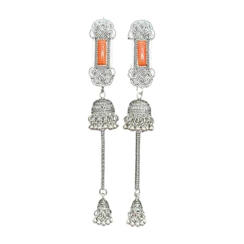 kokdid Handgefertigte mongolische Stile Legierung Quasten Haarspange Ornament mit Vintage Strass Designs für Frauen suchen einzigartigen Charme von kokdid