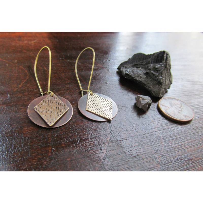 Gestempelt Diamant Ohrringe Gestempelt Diamant Ohrringe von kokorokara