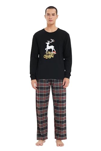 kolipajam Partner Schlafanzug-Set aus 100% Baumwoll-Flanell - Weiche Pyjamas für Paare mit Taschen von kolipajam