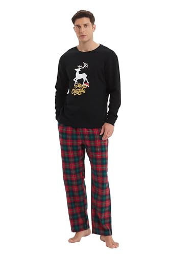 kolipajam Partner Schlafanzug-Set aus 100% Baumwoll-Flanell - Weiche Pyjamas für Paare mit Taschen von kolipajam