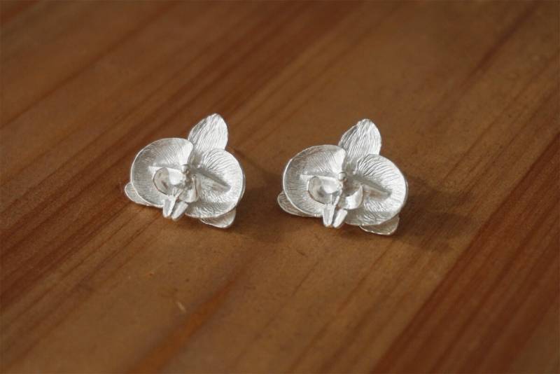 Orchidee Blumen Ohrringe, S999 Blütenblätter Sterling Silber Zierliche Anhänger Einzigartige Elegante Handgemachte Schmuck Für Frau Geschenk Sie Orchidee Blumen Ohrringe, S999 Blütenblätter Sterling Silber Zierliche Anhänger Einzigartige Elegante Handgemachte Schmuck Für Frau Geschenk Sie von komachidoll