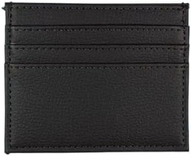 komiprotect KIRO Slim Brieftasche, RFID-Schutz, 4 Kartenfächer, minimalistisches Design aus PU-Leder, Schwarz von komiprotect