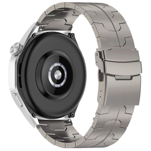 kongsou Herren-Titan-Uhrenarmband für Galaxy 7 6 5 4 40 mm 44 mm Luxus-Correa-Armband für Huawei Watch GT5/4 5/3Pro 46 mm Armband(Titanium,G7 40mm 44mm) von kongsou