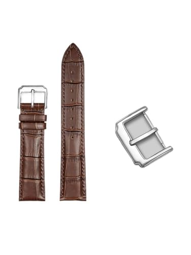 kongsou Leder-Uhrenarmbänder für Hamilton Maestro Original Herren-Lederarmband(Browns1,22mm) von kongsou