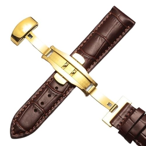 kongsou Leder-Uhrenarmband für Tissot 1853 Le Locle T41 Gentleman Seastar Carson Heritage(Browng1,21mm) von kongsou