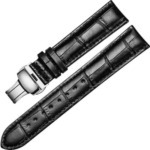 kongsou Lederarmband für Tissot Le Locle Ballade Gentleman Carson(Blacks2,22mm) von kongsou
