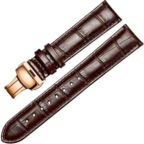 kongsou Lederarmband für Tissot Le Locle Ballade Gentleman Carson(Brownp2,18mm) von kongsou