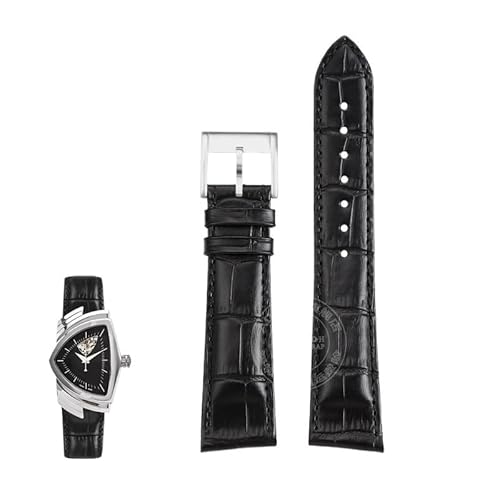 kongsou Uhrenarmbänder aus echtem Leder für Hamilton Khaki Field H24515551 H24515591 H24401731 21 mm Uhrenkette(Browns2) von kongsou