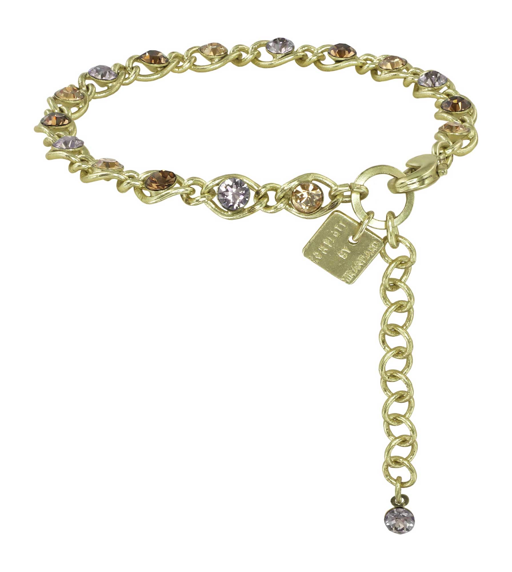 konplott - Armband - Magic Fireball braun/gold von konplott