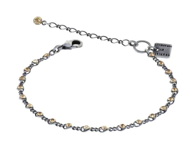 konplott - Armband - Magic Fireball braun/silver von konplott