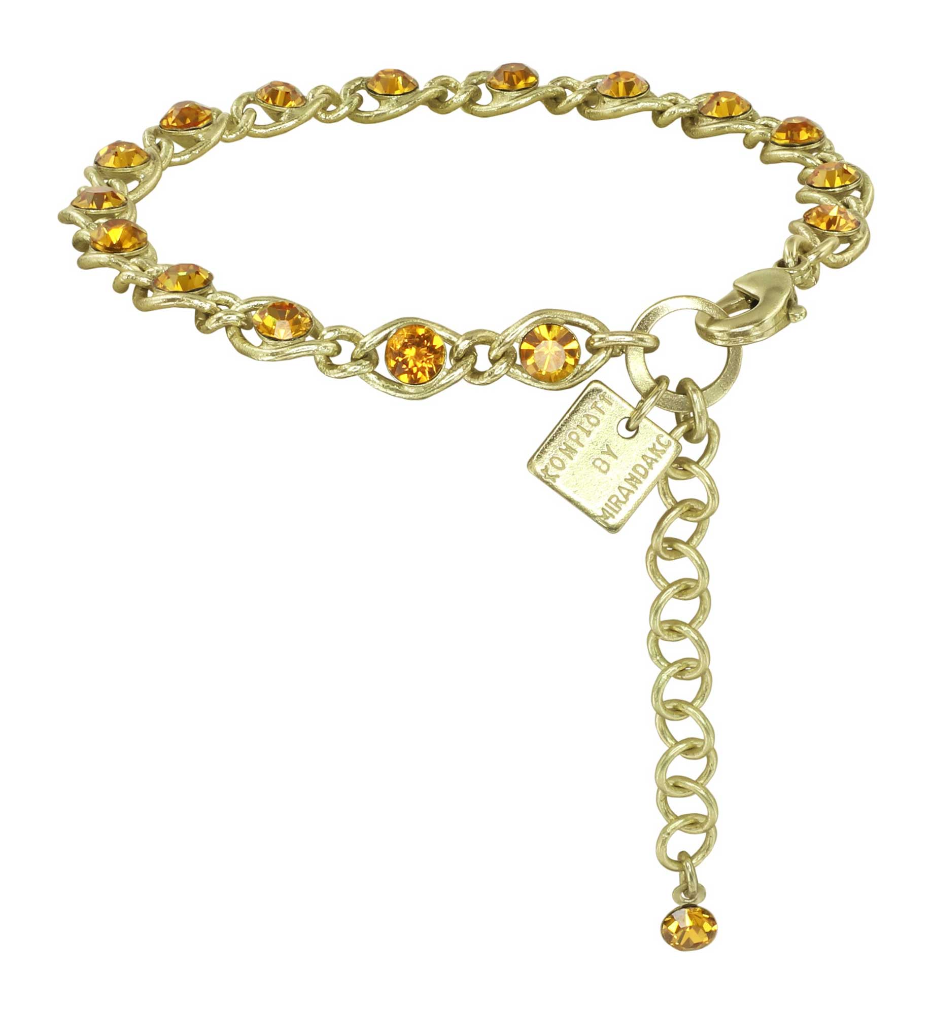 konplott - Armband - Magic Fireball orange/gold von konplott