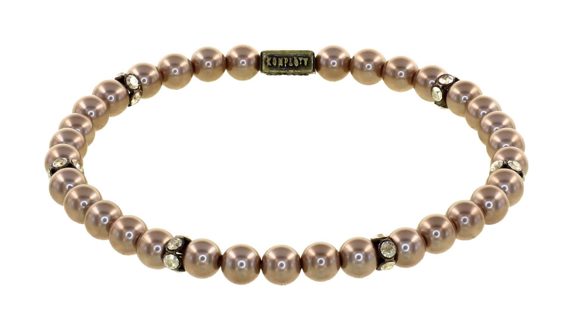 konplott - Armband - Pearl Shadow braun von konplott