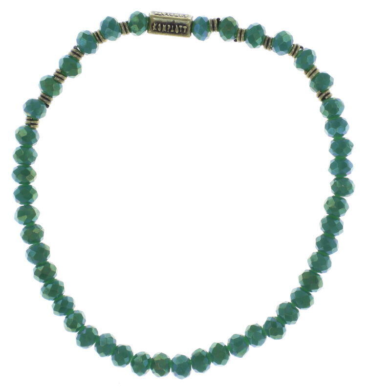 konplott - Armband - Petit Glamour D´Afrique grün von konplott
