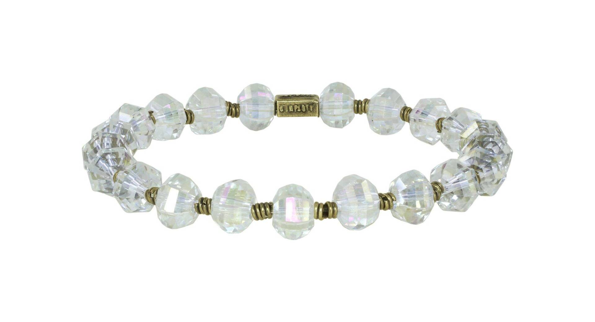 konplott - Armband - Petit Glamour dAfrique weiß von konplott