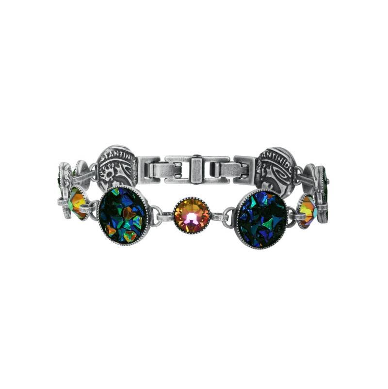 konplott - Armband - Studio 54 blau/gelb/grün von konplott