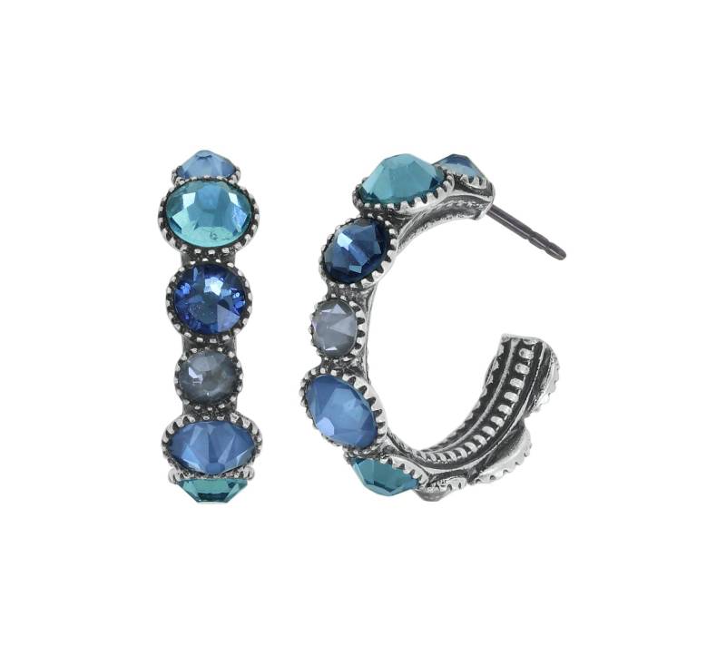 konplott - Creolen - Water Cascade blau von konplott