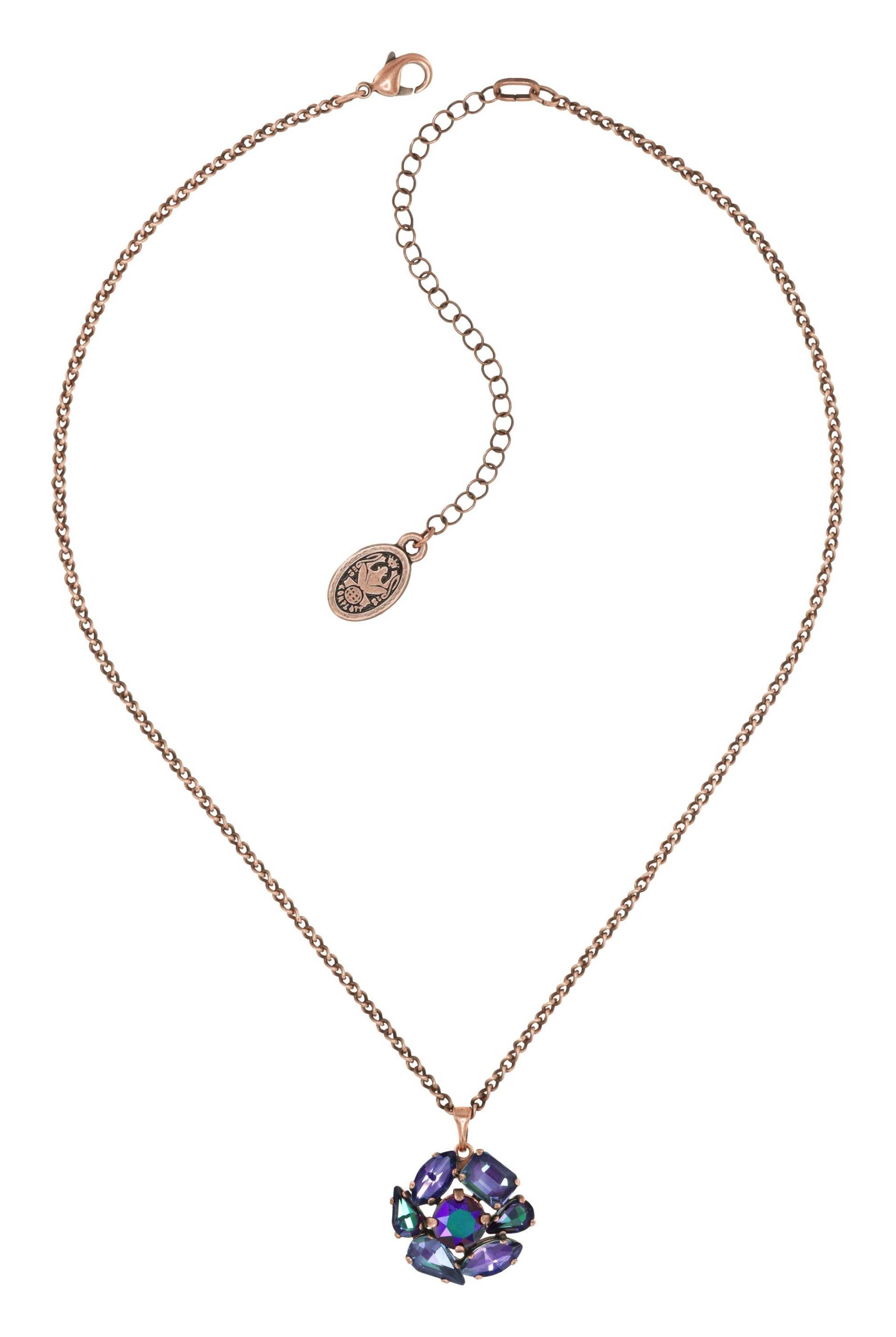 konplott - Halskette - Afternoon Tea de Luxe grün/lila von konplott