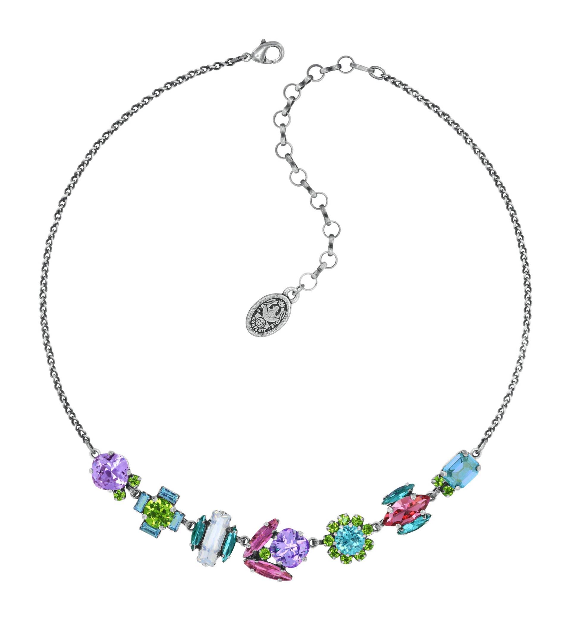 konplott - Halskette - Artdecode blau/grün/lila von konplott