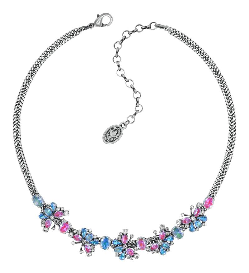 konplott - Halskette - Butterfly Dance blau/pink von konplott