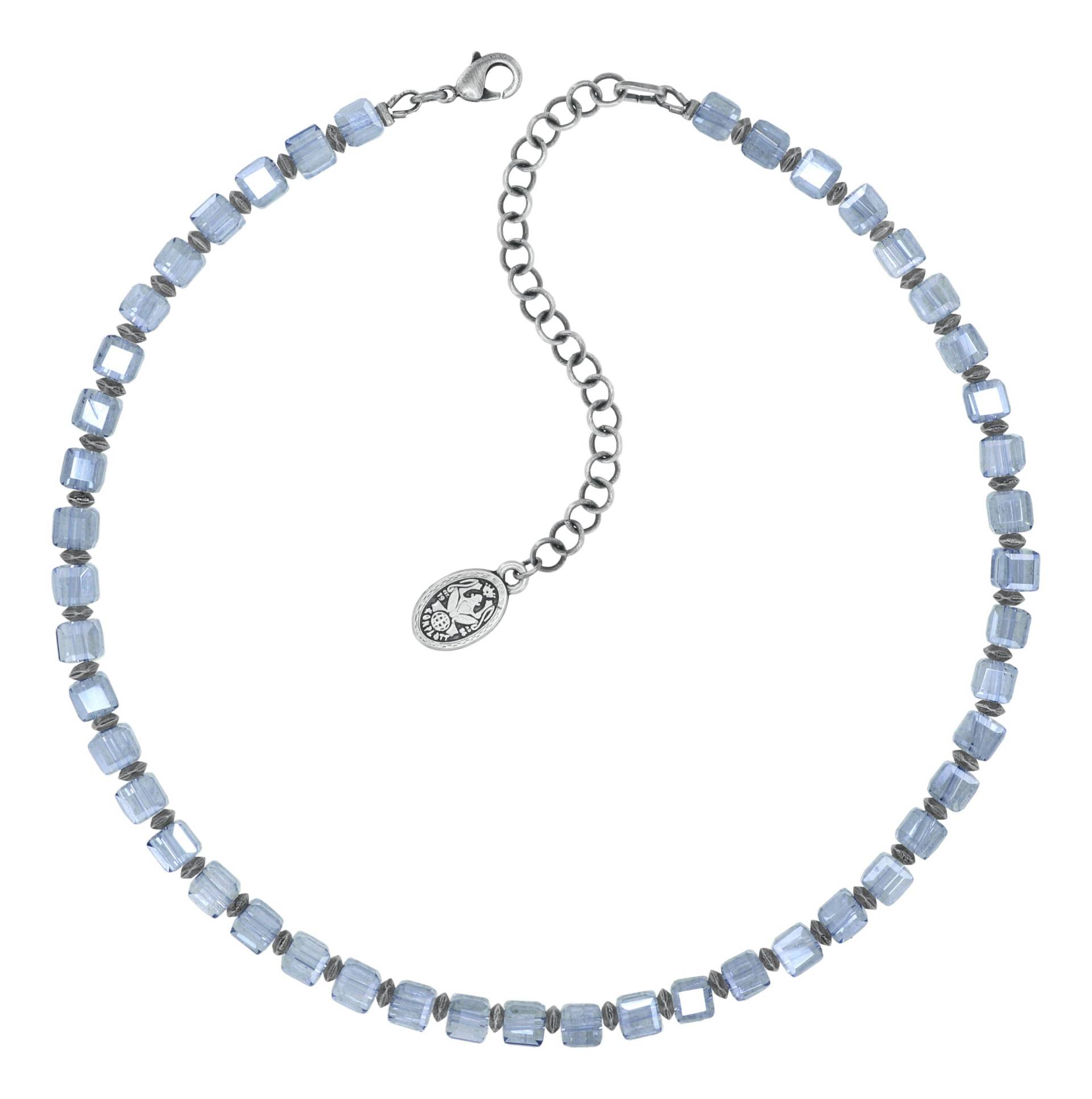 konplott - Halskette - Cubes blau von konplott